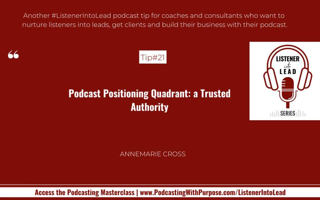 21: Listener Into Lead Podcasting Tip for Coaches